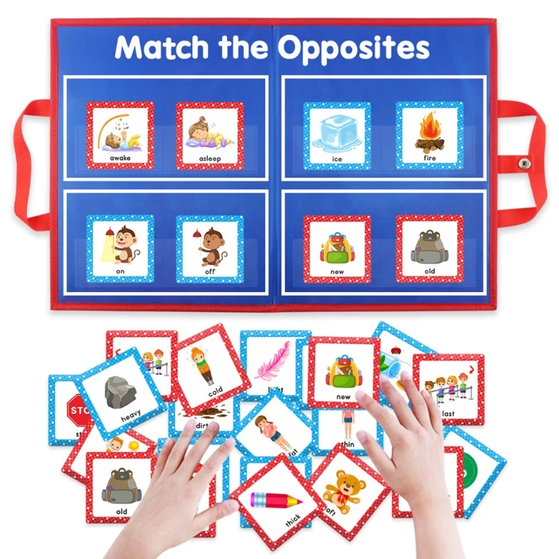 Interactive Teaching Aid w/ 60 Double Side Card Toddler Montessori Education Toy
Interactive Teaching Aid w/ 60 Double Side Card Toddler Montessori Education Toy