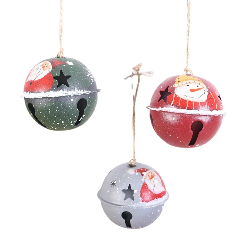 6cm Christmas Bells Pendant Santa Claus Snowman Bells Hanging Oranments Xmas Tree Decorations Jingle Bell Christmas Supplies
6cm Christmas Bells Pendant Santa Claus Snowman Bells Hanging Oranments Xmas Tree Decorations Jingle Bell Christmas Supplies