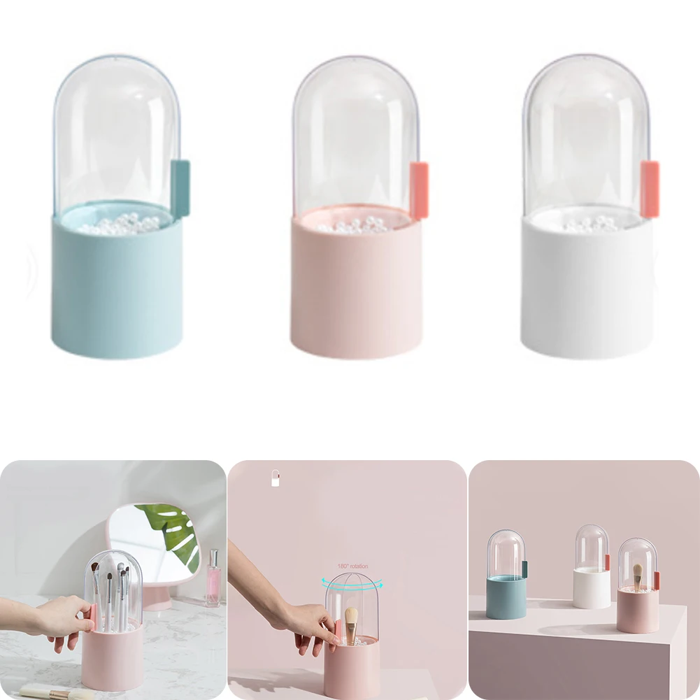 Makeup Brushes and Pencil Holder, 8.7" Height Cosmetics Organizer with Clear Lid Slide Window
Makeup Brushes and Pencil Holder, 8.7" Height Cosmetics Organizer with Clear Lid Slide Window