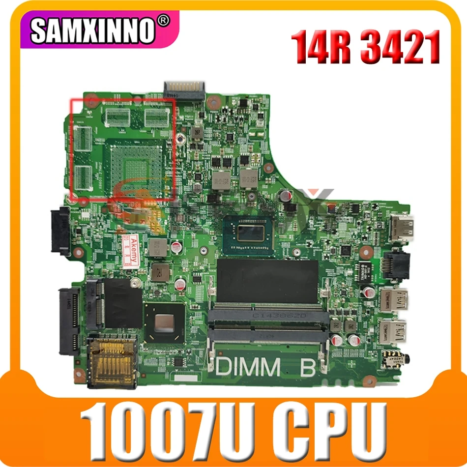 Оригинальная материнская плата для ноутбука DELL Inspiron 14R 3421 5421 Core 1007U материнская плата SR109 CN-0VV4H6 0VV4H6 12204-1 SLJ8E
Оригинальная материнская плата для ноутбука DELL Inspiron 14R 3421 5421 Core 1007U материнская плата SR109 CN-0VV4H6 0VV4H6 12204-1 SLJ8E