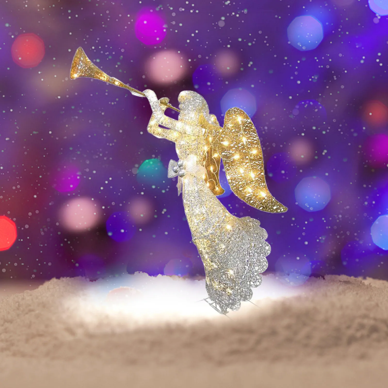 Christmas Luminous Angel Garden Ornament Acrylic Lighting Decoration Luminous Acrylic Angel Ornament Night Light For Festival
Christmas Luminous Angel Garden Ornament Acrylic Lighting Decoration Luminous Acrylic Angel Ornament Night Light For Festival