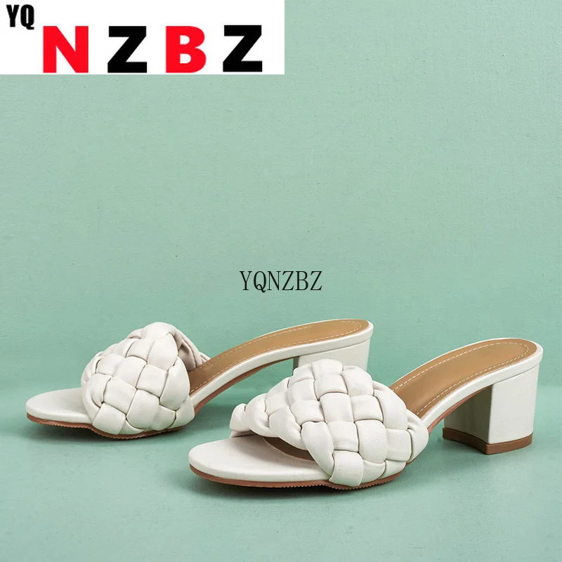 YQNZBZ, новинка 2021 года, модная плетеная обувь на высоком каблуке, женские тапочки на квадратном каблуке, женские уличные пляжные сандалии, сла...
YQNZBZ, новинка 2021 года, модная плетеная обувь на высоком каблуке, женские тапочки на квадратном каблуке, женские уличные пляжные сандалии, сла...