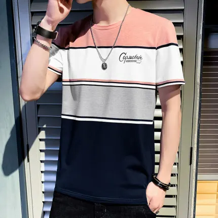 Summer men's business casual short sleeve t-shirt 4769
Summer men's business casual short sleeve t-shirt 4769