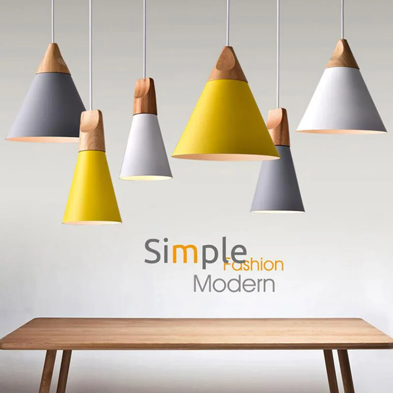 Nordic Combined Wood Pendant Lights Multicolor Aluminum Lamp Shade Pendant Lamps for Bar Dining Room Home Lighting Fixture
Nordic Combined Wood Pendant Lights Multicolor Aluminum Lamp Shade Pendant Lamps for Bar Dining Room Home Lighting Fixture