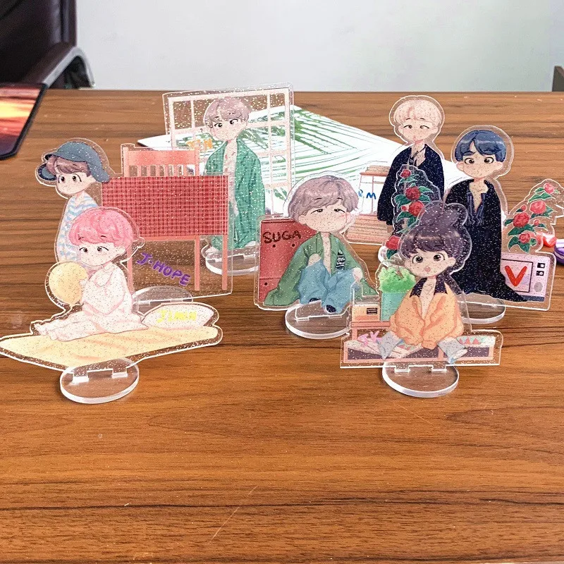 Kpop Bangtan Boys Acrylic Star Desk Stand Board Cartoon Members Transparent Decor
Kpop Bangtan Boys Acrylic Star Desk Stand Board Cartoon Members Transparent Decor
