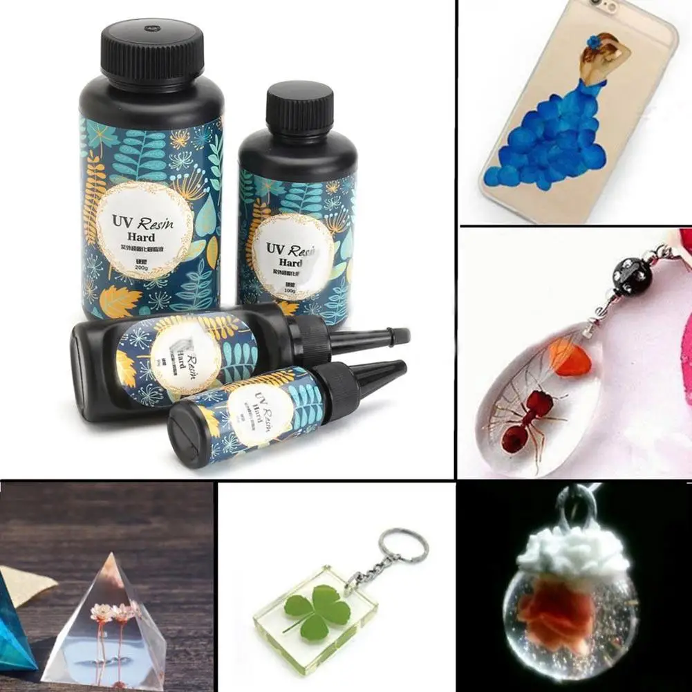 10/15/25/60/100/200g DIY UV Resin Hard Glue Ultraviolet Curing Solar Cure Sunlight Activated Hard Glue for Making jewellery Mold
10/15/25/60/100/200g DIY UV Resin Hard Glue Ultraviolet Curing Solar Cure Sunlight Activated Hard Glue for Making jewellery Mold
