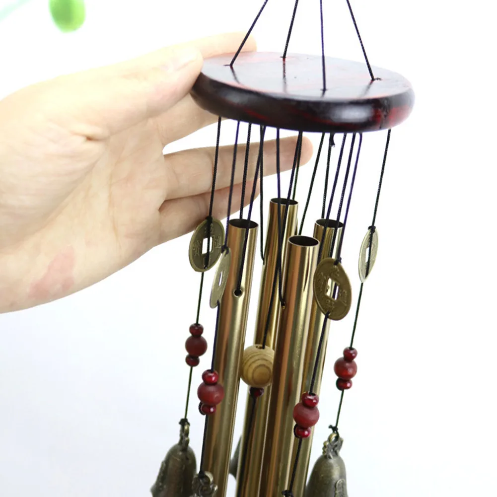 1PC Outdoor Metal Bronze Wind Chimes 4 Tubes Garden Hanging Decor Ornament Door Decoration Pendant
1PC Outdoor Metal Bronze Wind Chimes 4 Tubes Garden Hanging Decor Ornament Door Decoration Pendant