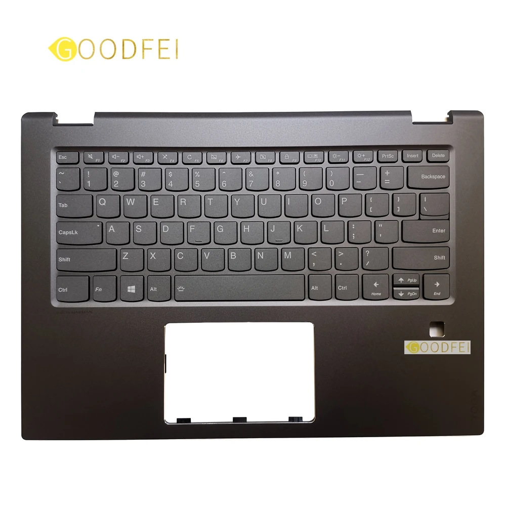 New Original For Lenovo Yoga 520-14 520-14IKB FLEX 5-14 Palmrest Upper Case Cover + US Keyboard Gray Black without Backlit
New Original For Lenovo Yoga 520-14 520-14IKB FLEX 5-14 Palmrest Upper Case Cover + US Keyboard Gray Black without Backlit