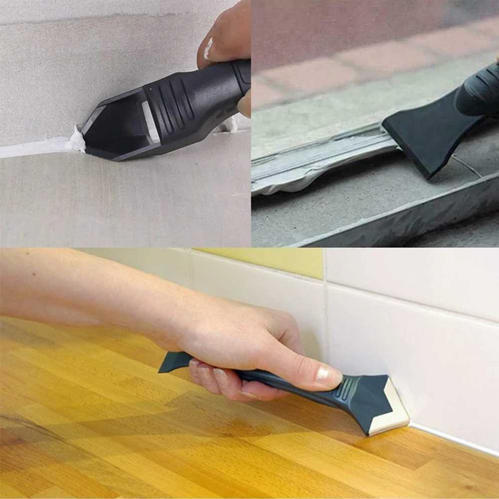 3 in1 Silicone Remover Sealant Smooth Angle Scraper Caulk Finisher Grout Kit Tools Floor Mould Removal Hand Tools Accessories
3 in1 Silicone Remover Sealant Smooth Angle Scraper Caulk Finisher Grout Kit Tools Floor Mould Removal Hand Tools Accessories