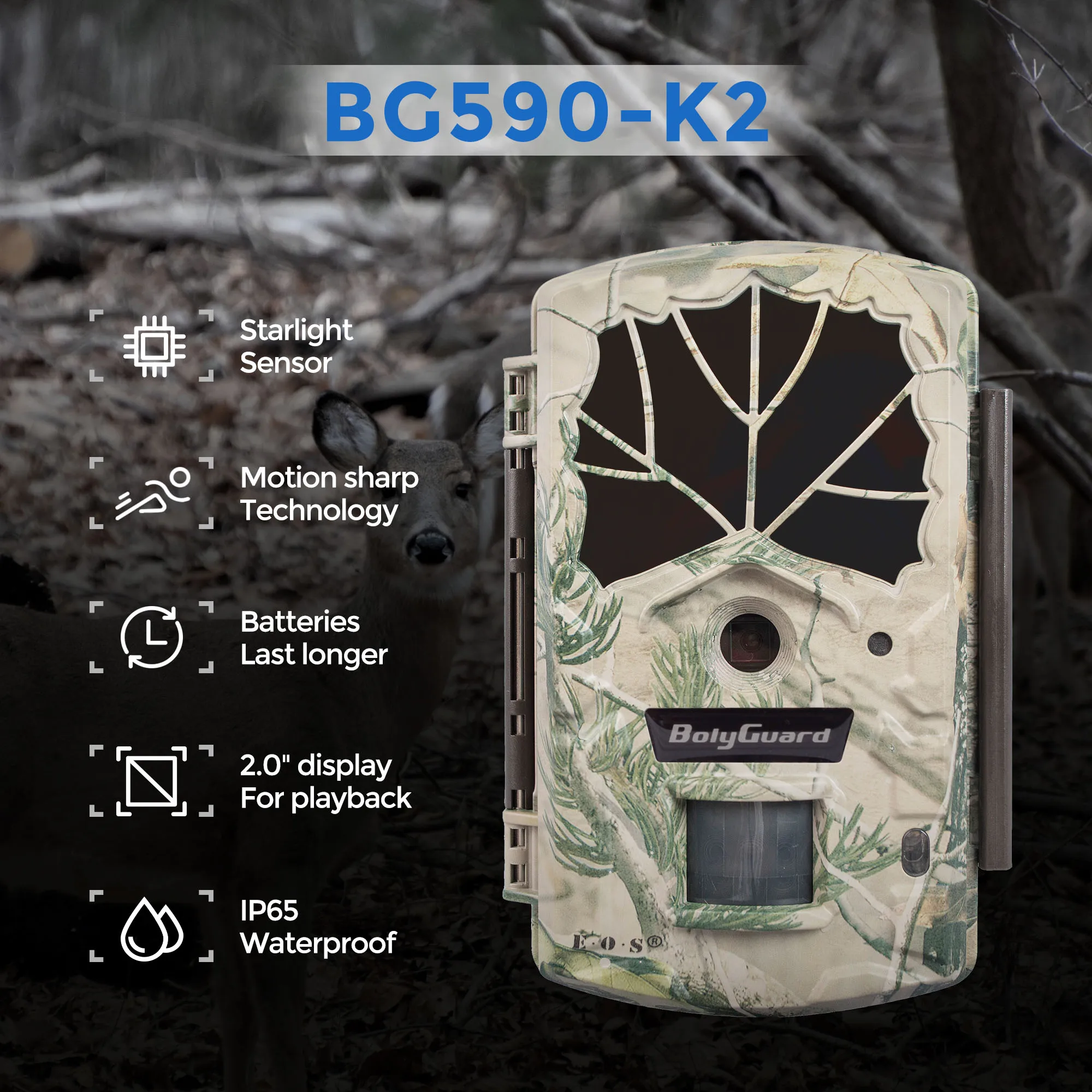 Охотничья камера ночного видения BolyGuard 0,7 s, время запуска нм, футов, класс защиты IP65, водонепроницаемая камера для слежения за дикой природой...
Охотничья камера ночного видения BolyGuard 0,7 s, время запуска нм, футов, класс защиты IP65, водонепроницаемая камера для слежения за дикой природой...