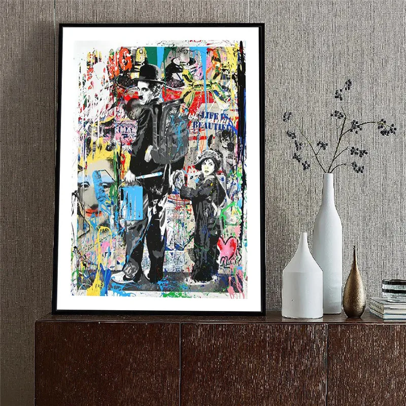 Graffiti Art Figure Painting Famous Movie Star and Boy Posters and Prints Canvas Wall Art Pictures for Living Room Decoration
Graffiti Art Figure Painting Famous Movie Star and Boy Posters and Prints Canvas Wall Art Pictures for Living Room Decoration