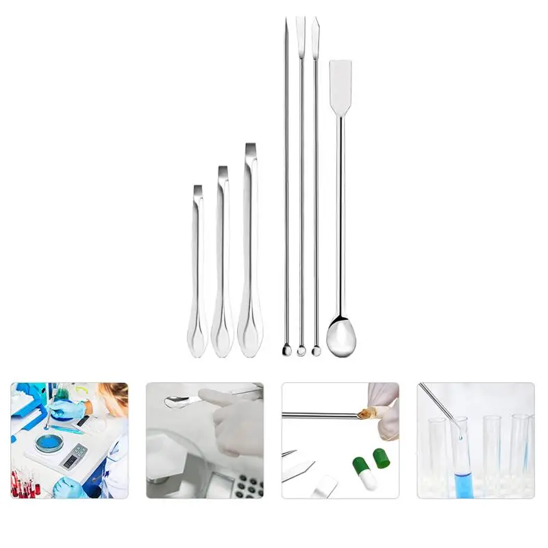 7Pcs Stainless Sampling Spoons Microscale Spoon Double-Head Sampling Scoops Sampling Double Head Micro Medicine Spoon
7Pcs Stainless Sampling Spoons Microscale Spoon Double-Head Sampling Scoops Sampling Double Head Micro Medicine Spoon