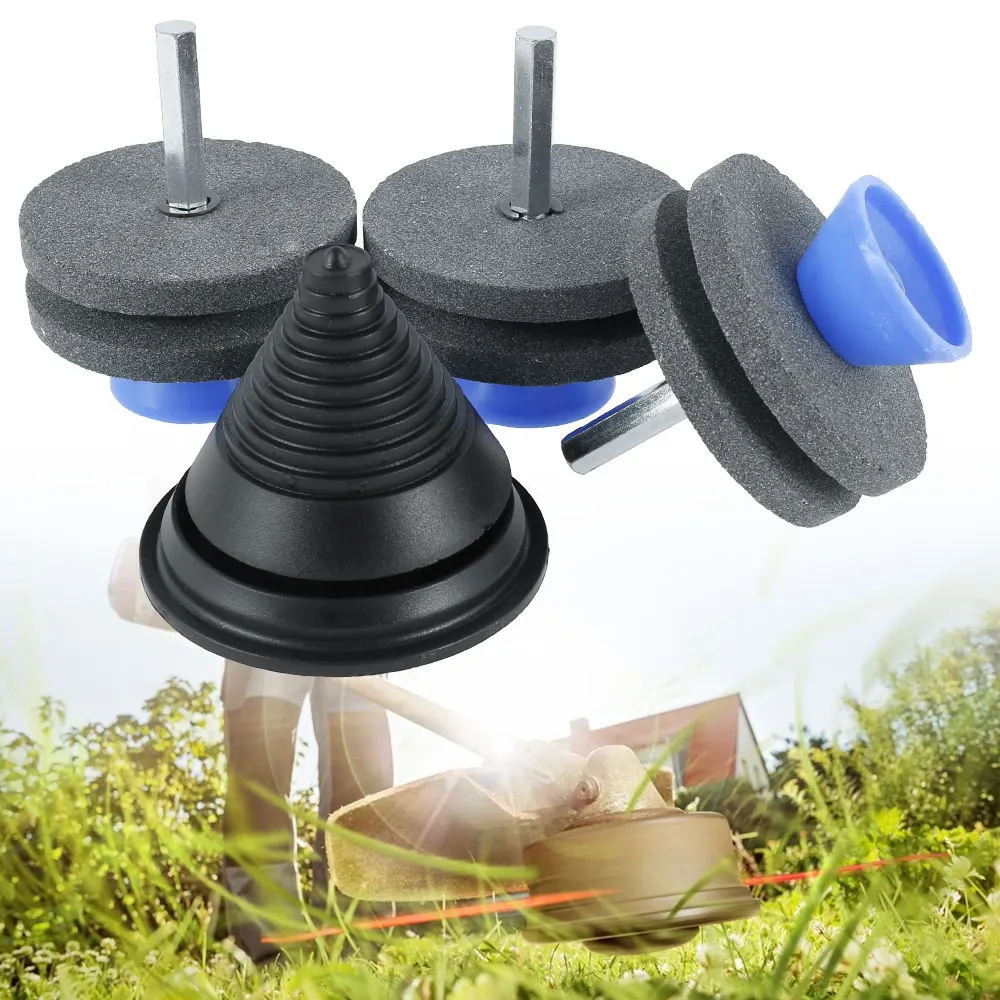 3Pcs Mower Blade Sharpeners Universal Double Layer Grindstone with Blade Balancer Knife Grinder Garden Tool for Any Power Drill
3Pcs Mower Blade Sharpeners Universal Double Layer Grindstone with Blade Balancer Knife Grinder Garden Tool for Any Power Drill
