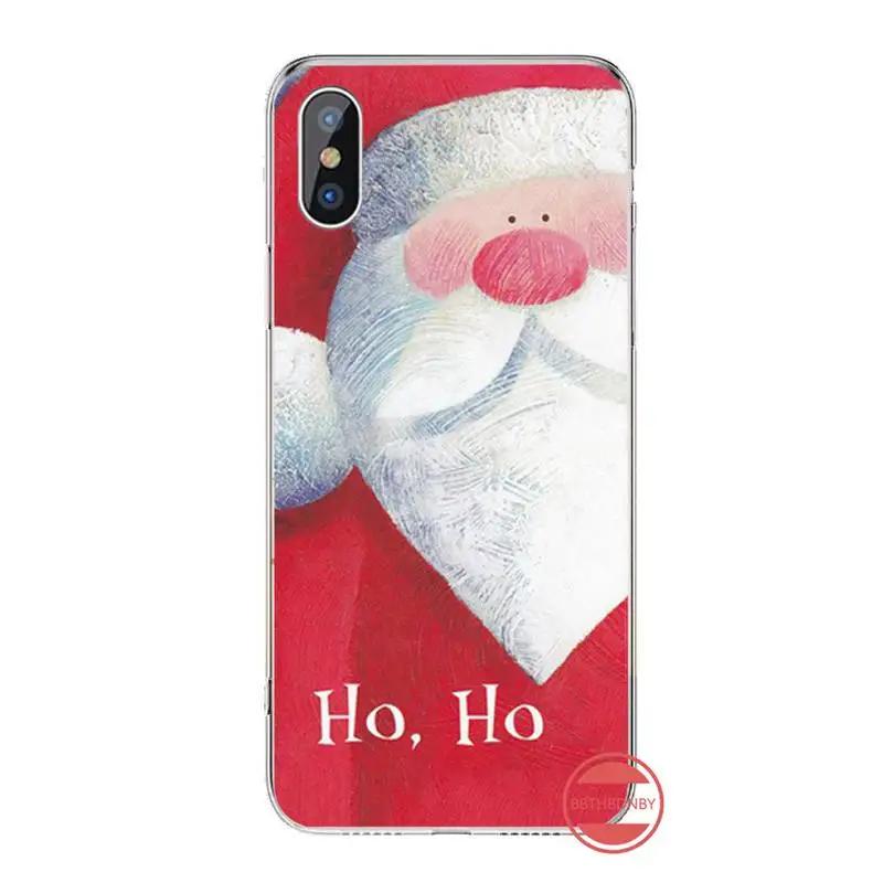 Счастливого Рождества Новый год Модный чехол для телефона iphone 12 5 5s 5c se 6 6s 7 8 plus x xs