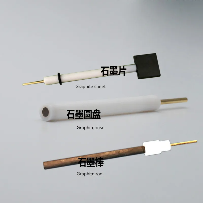 6mm Graphite Rod Counter Electrode 10X10 Plate Auxiliary 3mm Pure Disc Electrode