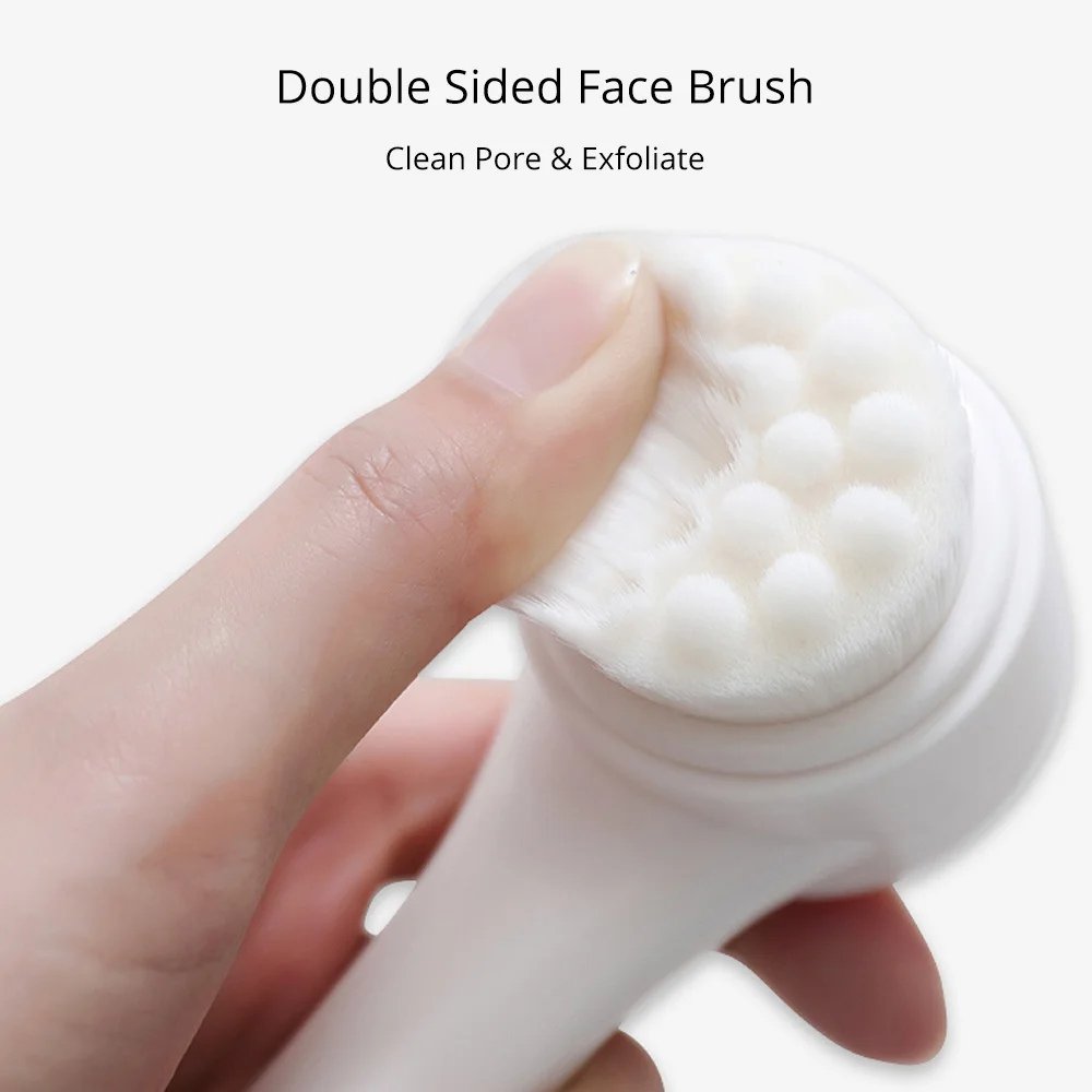 Silicone Wash Exfoliating Blackhead Cleansing Double Sided Facial Brush Beauty Tool
Silicone Wash Exfoliating Blackhead Cleansing Double Sided Facial Brush Beauty Tool