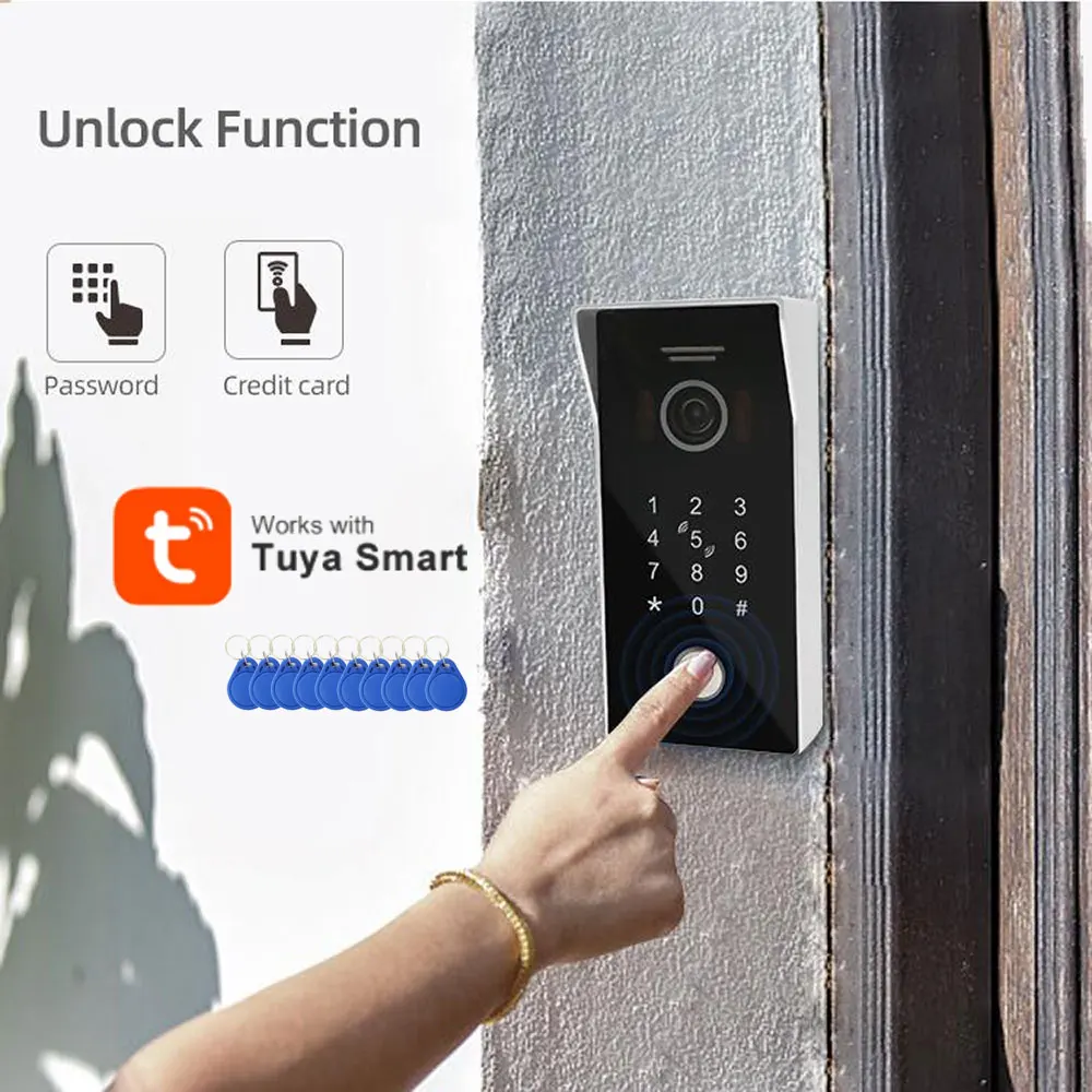 Дверной Звонок беспроводной с поддержкой Wi-Fi и RFID-карт | Безопасность защита