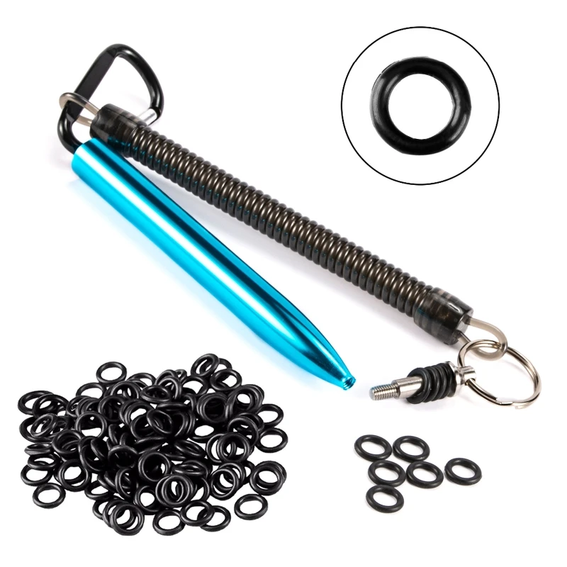 Reaction Tackle Wacky Worm Rig Tools Fishing Kit with 100 O-Rings for Baits Lures
Reaction Tackle Wacky Worm Rig Tools Fishing Kit with 100 O-Rings for Baits Lures