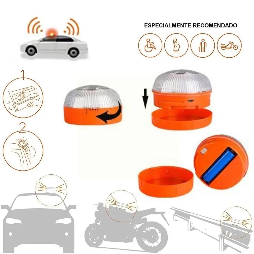 Car Emergency Beacon Warning Light V16 2 Gears Adjustable Bike Strobe Accessories Rechargeable Alarm LED MTB USB Bicycle La O2S0
Car Emergency Beacon Warning Light V16 2 Gears Adjustable Bike Strobe Accessories Rechargeable Alarm LED MTB USB Bicycle La O2S0