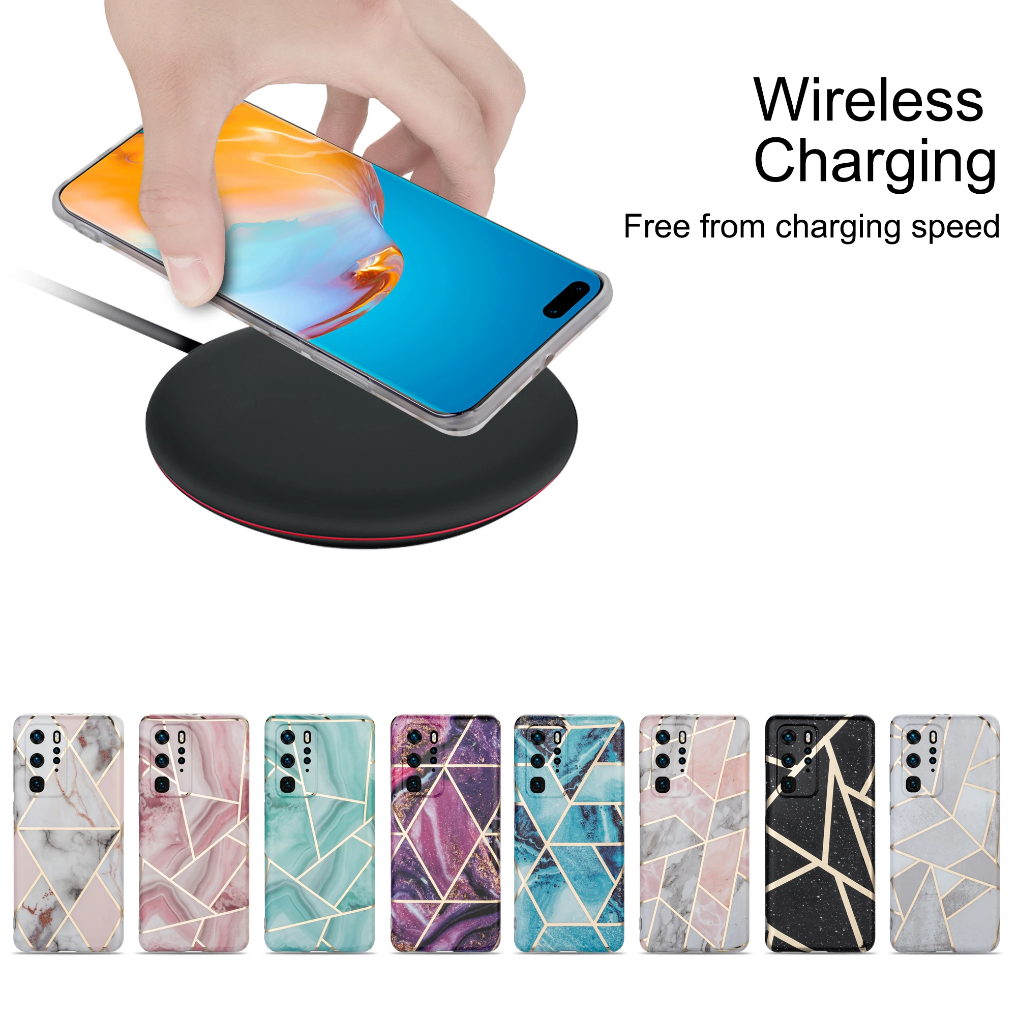 Shockproof Case for Huawei P40 P30 P20 Pro Mate 30 20 Nova 7 SE Honor V20 Coque Plating Geometric Glossy Marble Slim Back Cover
Shockproof Case for Huawei P40 P30 P20 Pro Mate 30 20 Nova 7 SE Honor V20 Coque Plating Geometric Glossy Marble Slim Back Cover