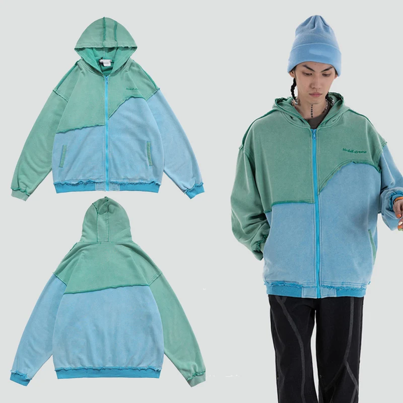 Hiphop Patchwork Hoodies Sweatshirt Harajuku Hooded Men 2021SS Oversize Cotton Unisex Loose Color Block Hoodies Outwear Coats
Hiphop Patchwork Hoodies Sweatshirt Harajuku Hooded Men 2021SS Oversize Cotton Unisex Loose Color Block Hoodies Outwear Coats