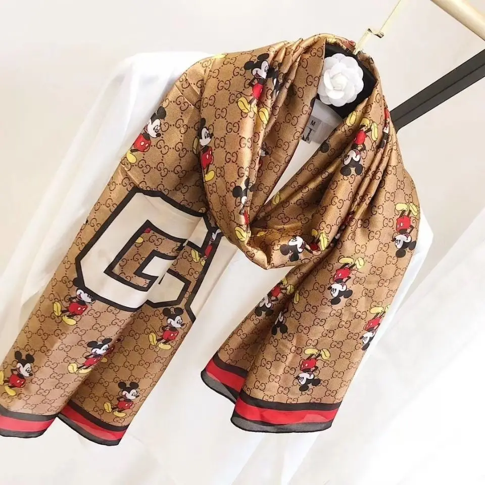 Disney Cartoon New Mickey Silk Scarf Female Wild Long Scarf Fashion Shawl Scarf Female Letter Silk Scarf Shawl Scarf
Disney Cartoon New Mickey Silk Scarf Female Wild Long Scarf Fashion Shawl Scarf Female Letter Silk Scarf Shawl Scarf