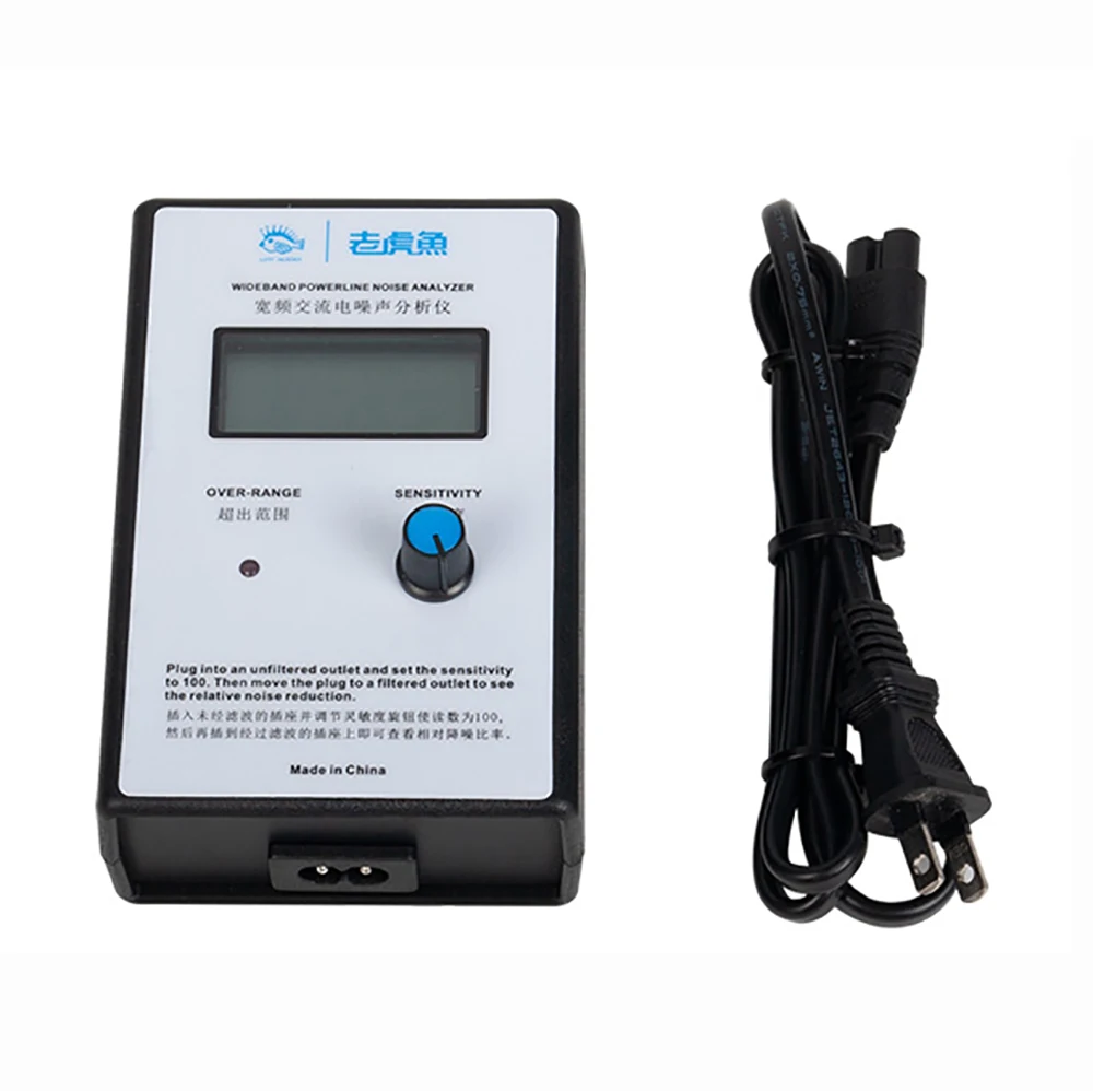 LCD Digital Display Wideband Powerline Noise Analyzer Tester Mains Ripple Meter EMI Meter Y
LCD Digital Display Wideband Powerline Noise Analyzer Tester Mains Ripple Meter EMI Meter Y