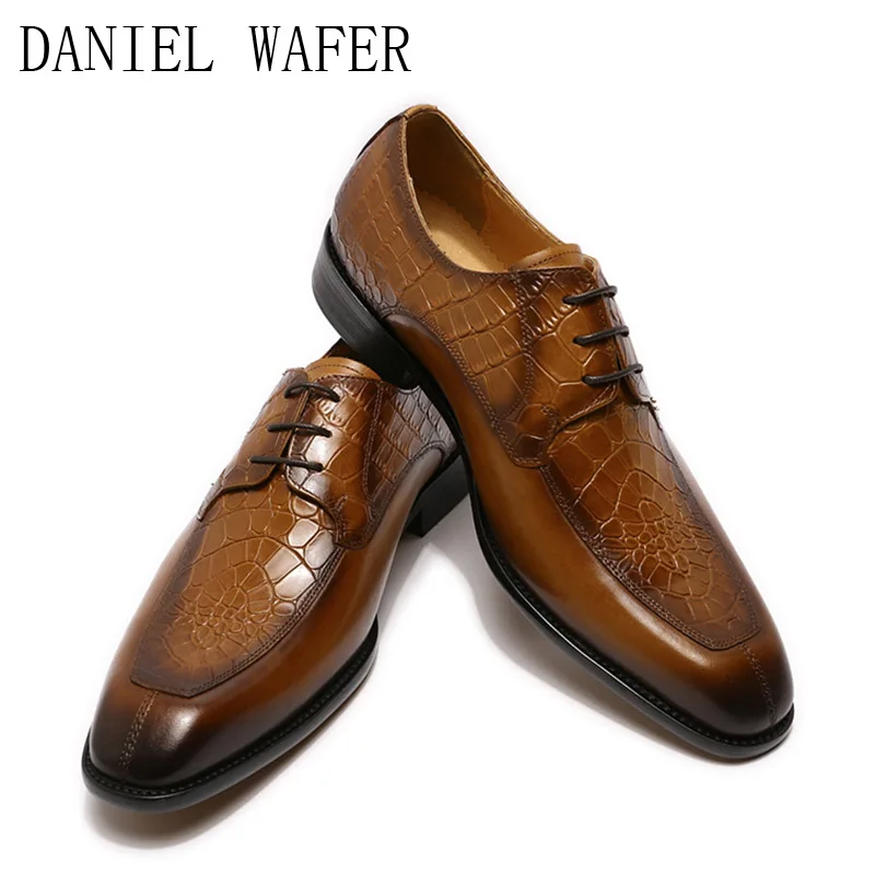 туфли мужские классика мужская обувь из натуральной кожи Официальная деловая