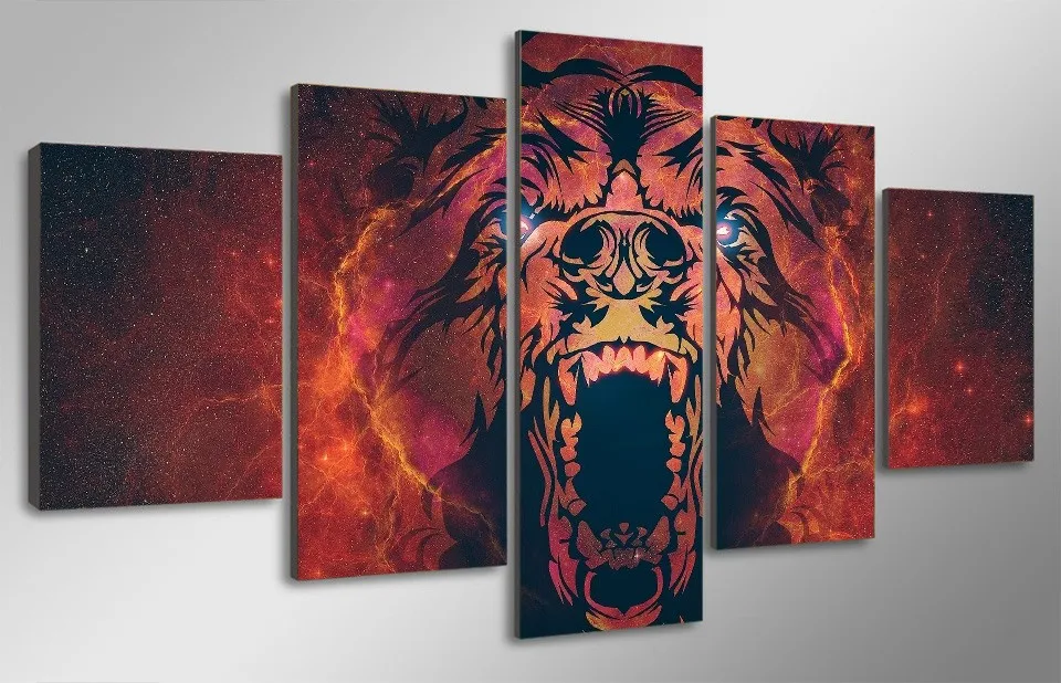 HD Printed Modular Abstract Pictures Frame Canvas 5 Panel Comic Art Animal Brown Bear Poster Home Decor Wall Art Painting PENGDA 
HD Printed Modular Abstract Pictures Frame Canvas 5 Panel Comic Art Animal Brown Bear Poster Home Decor Wall Art Painting PENGDA