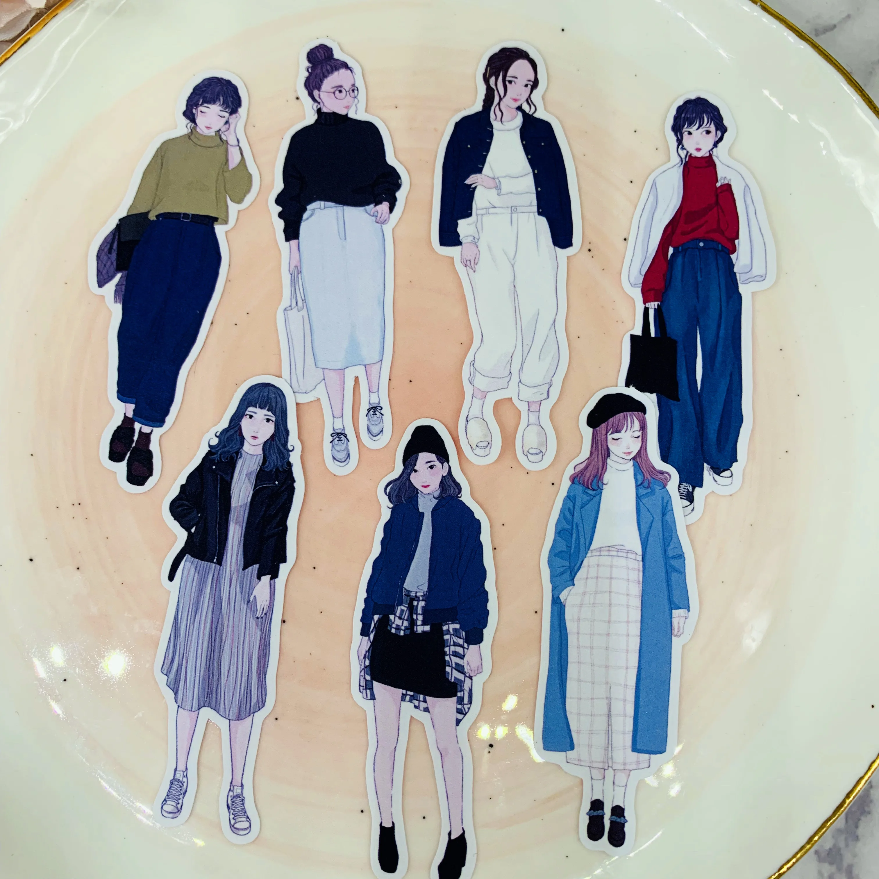 19Pcs/Bag Japan Korea Boy Girl Sticker DIY Scrapbooking Album Junk Journal Planner Decorative Stickers 
19Pcs/Bag Japan Korea Boy Girl Sticker DIY Scrapbooking Album Junk Journal Planner Decorative Stickers