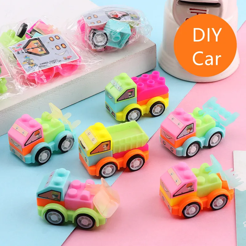 10PCS Kids Birthday Party Favor DIY Assemble Vehicle Baby Shower Favor Cute Giveaway Party Bag Filler Small Gift Present 
10PCS Kids Birthday Party Favor DIY Assemble Vehicle Baby Shower Favor Cute Giveaway Party Bag Filler Small Gift Present