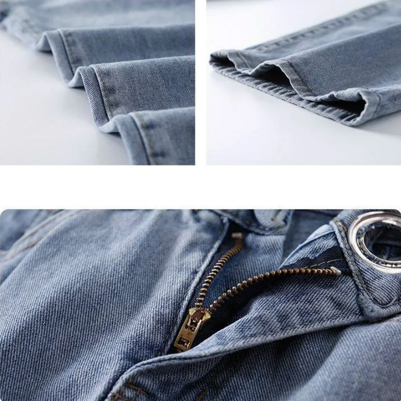 Women Jeans Wide Leg Loose Washed Solid Simple All-match Stylish Casual Adjusted-waist Korean Style Streetwear Chic Trousers New
Women Jeans Wide Leg Loose Washed Solid Simple All-match Stylish Casual Adjusted-waist Korean Style Streetwear Chic Trousers New