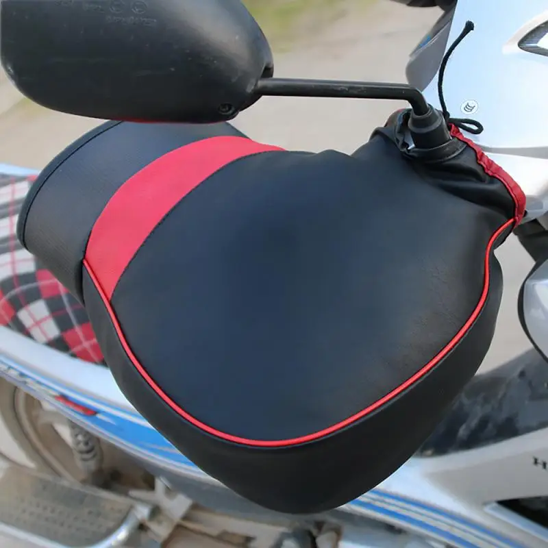 

Новые мотоциклетные перчатки на руль муфта зимние плотные теплые водонепроницаемые ветрозащитные мотоциклетные перчатки для руля скутера