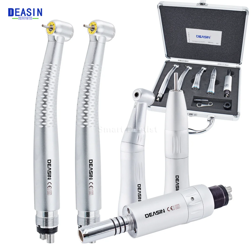Dental Handpiece Set Dental LED Electric High Speed Turbine And Low Speed Handpiece Sets 2/4 Holes 
Dental Handpiece Set Dental LED Electric High Speed Turbine And Low Speed Handpiece Sets 2/4 Holes