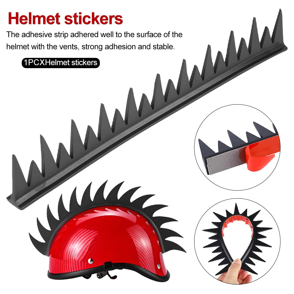 For Bicycle Universal Decorative Trim Spikes Motorcycle Sticker Reusable Decals Jagged Blade Racing Silicone Helmet Mohawk Strip
For Bicycle Universal Decorative Trim Spikes Motorcycle Sticker Reusable Decals Jagged Blade Racing Silicone Helmet Mohawk Strip