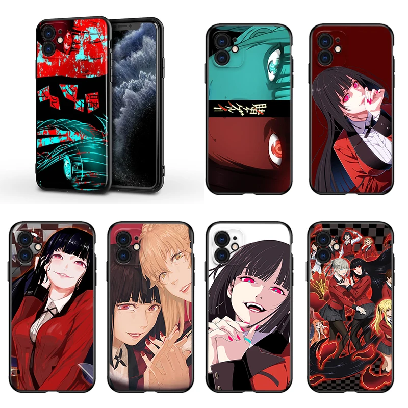 Animation KAKEGURUI For Apple iPhone 13 12 11 Mini XS XR X Pro MAX SE 2020 8 7 6 5 5S Plus Black Silicone Phone Case 
Animation KAKEGURUI For Apple iPhone 13 12 11 Mini XS XR X Pro MAX SE 2020 8 7 6 5 5S Plus Black Silicone Phone Case