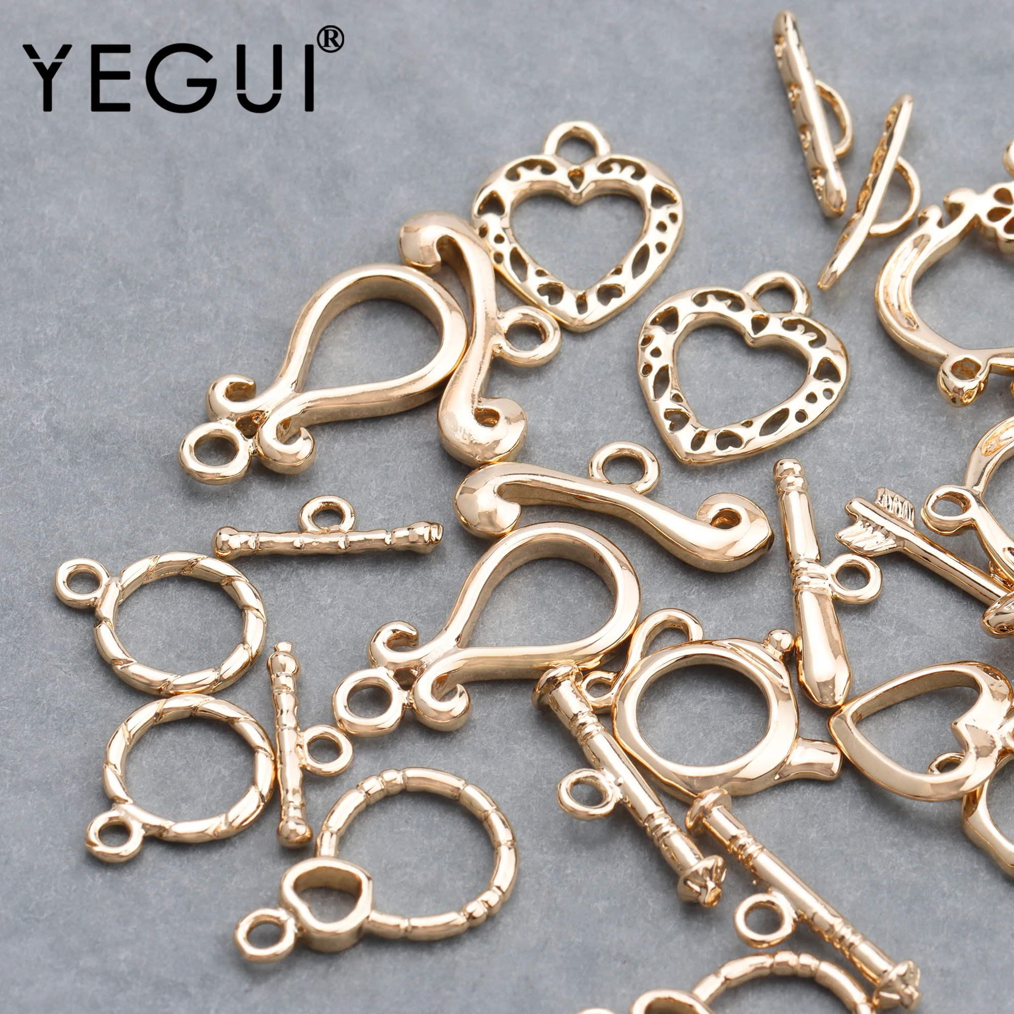 YEGUI M748,jewelry accessories,18k gold plated,connector,clasps,hand made,diy bracelet necklace,jewelry making,10pcs/lot
YEGUI M748,jewelry accessories,18k gold plated,connector,clasps,hand made,diy bracelet necklace,jewelry making,10pcs/lot