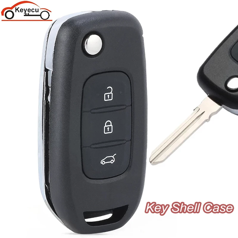 KEYECU Flip Remote Control Car Key Shell Case Fob for Renault Twingo for Dacia Duster Sandero Symbol 2013-2017 3 Buttons HU136
KEYECU Flip Remote Control Car Key Shell Case Fob for Renault Twingo for Dacia Duster Sandero Symbol 2013-2017 3 Buttons HU136