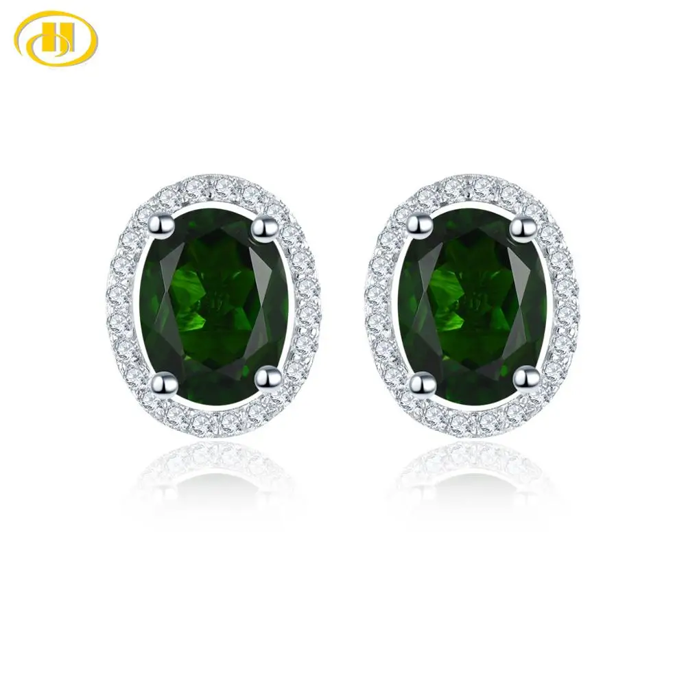 Hutang Green Chrome Diopside 925 Silver Stud Earrings Natural Gemstone Solid 925 Sterling Silver Fine Vintage Classic Jewelry
Hutang Green Chrome Diopside 925 Silver Stud Earrings Natural Gemstone Solid 925 Sterling Silver Fine Vintage Classic Jewelry