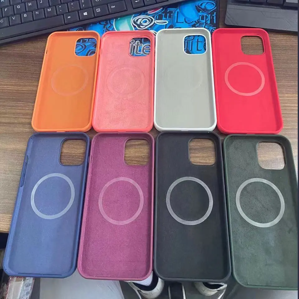 10pcs Thin Soft Case For iPhone 12 Magsafe Wireless Charging Liquid Silicone Cover Candy Coque Capa For iPhone 11 12 Pro Max 
10pcs Thin Soft Case For iPhone 12 Magsafe Wireless Charging Liquid Silicone Cover Candy Coque Capa For iPhone 11 12 Pro Max