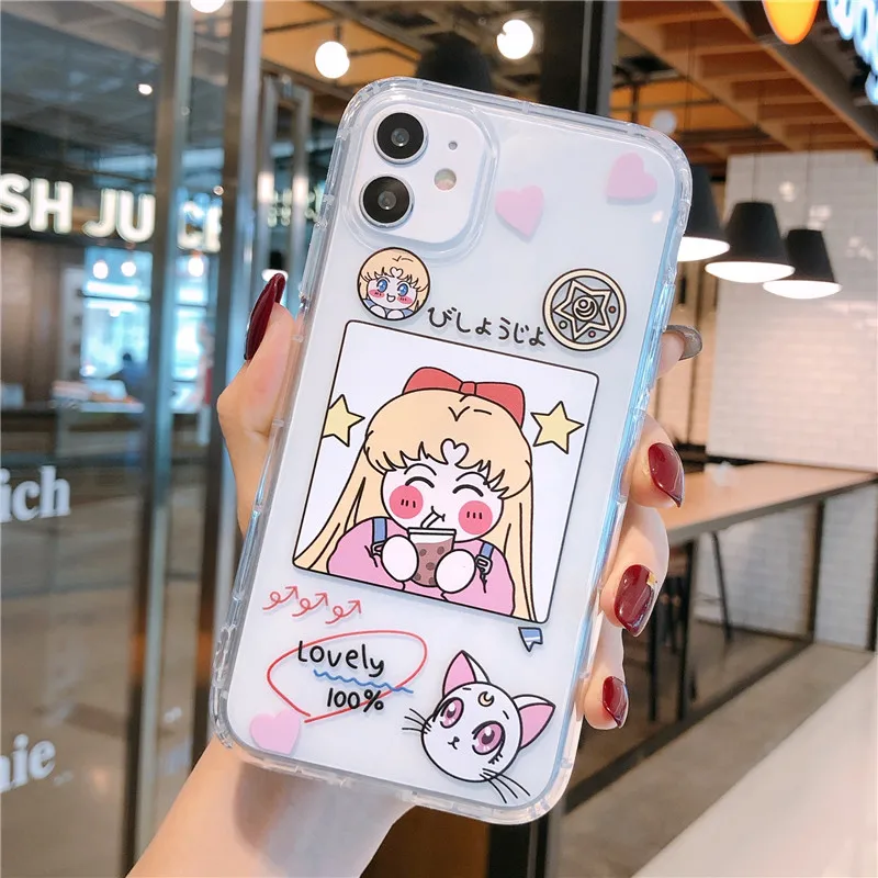 PUNQZY Sailor Moon Cartoon Girl Gift Art Phone Case For iphone 12 11 PRO MAX 6S 7 8 Plus 7s XS XR XS MAX SE 2020 Soft TPU Cover
PUNQZY Sailor Moon Cartoon Girl Gift Art Phone Case For iphone 12 11 PRO MAX 6S 7 8 Plus 7s XS XR XS MAX SE 2020 Soft TPU Cover