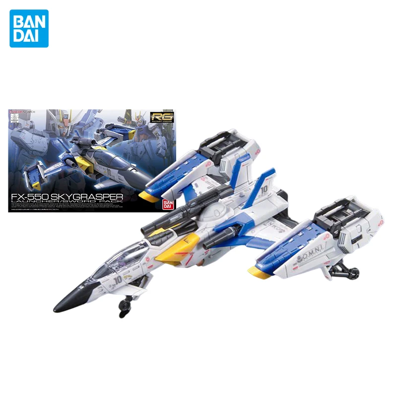 Bandai RG 06 1/144 FX-550 Skygrasper Assault Gundam меч-ружье в упаковке, набор собранных моделей, детские игрушки, праздничные подарки
Bandai RG 06 1/144 FX-550 Skygrasper Assault Gundam меч-ружье в упаковке, набор собранных моделей, детские игрушки, праздничные подарки
