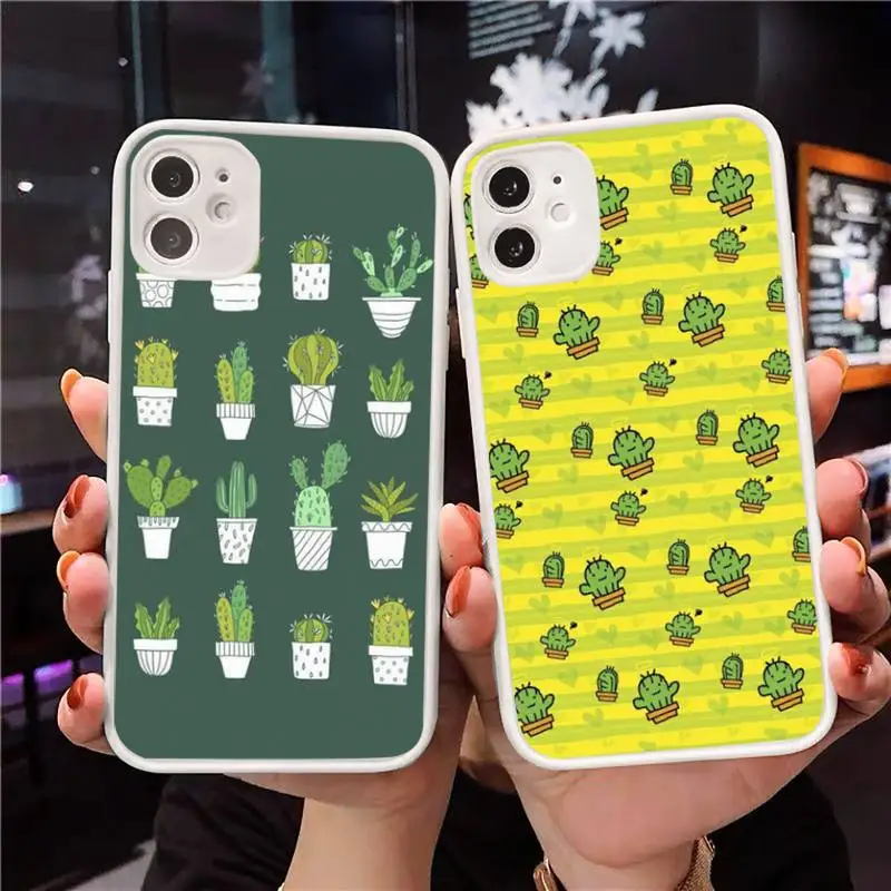 Cactus Cute Cartoon Fruit Phone Case Matte Transparent for iPhone 7 8 11 12 s mini pro X XS XR MAX Plus cover funda
Cactus Cute Cartoon Fruit Phone Case Matte Transparent for iPhone 7 8 11 12 s mini pro X XS XR MAX Plus cover funda