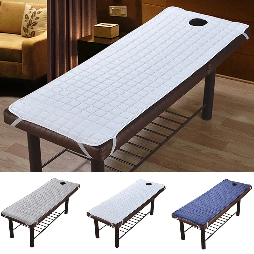 Soft Polyester Massage Table Bed Sheet SPA Treatment Cover Anti-Slip Forepart Hole Salon Couch For Relaxation
Soft Polyester Massage Table Bed Sheet SPA Treatment Cover Anti-Slip Forepart Hole Salon Couch For Relaxation