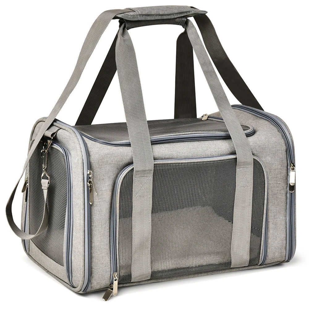 Dog Carrier Bag Soft Side Dog Backpack Cat Pet Carriers Dog Travel Bags Airline Approved Transport For Small Dogs Cats
Dog Carrier Bag Soft Side Dog Backpack Cat Pet Carriers Dog Travel Bags Airline Approved Transport For Small Dogs Cats