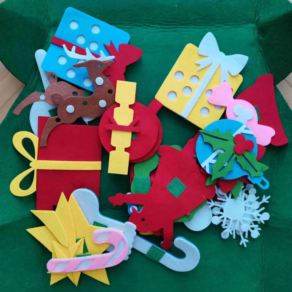 Kids DIY Felt Cloth Christmas Tree Wall Decoration for Home Navidad New Year Gifts Christmas Ornaments Santa Claus Xmas Tree
Kids DIY Felt Cloth Christmas Tree Wall Decoration for Home Navidad New Year Gifts Christmas Ornaments Santa Claus Xmas Tree