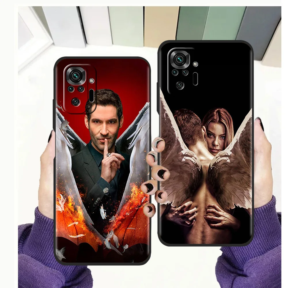 Lucifer Phone Case for Redmi Note 11 Pro Plus 7 8 8T 9S 9 10 Pro K40 8 9 9A 9C Shockproof Silicone Luxury Shell Coque TPU Cover
Lucifer Phone Case for Redmi Note 11 Pro Plus 7 8 8T 9S 9 10 Pro K40 8 9 9A 9C Shockproof Silicone Luxury Shell Coque TPU Cover