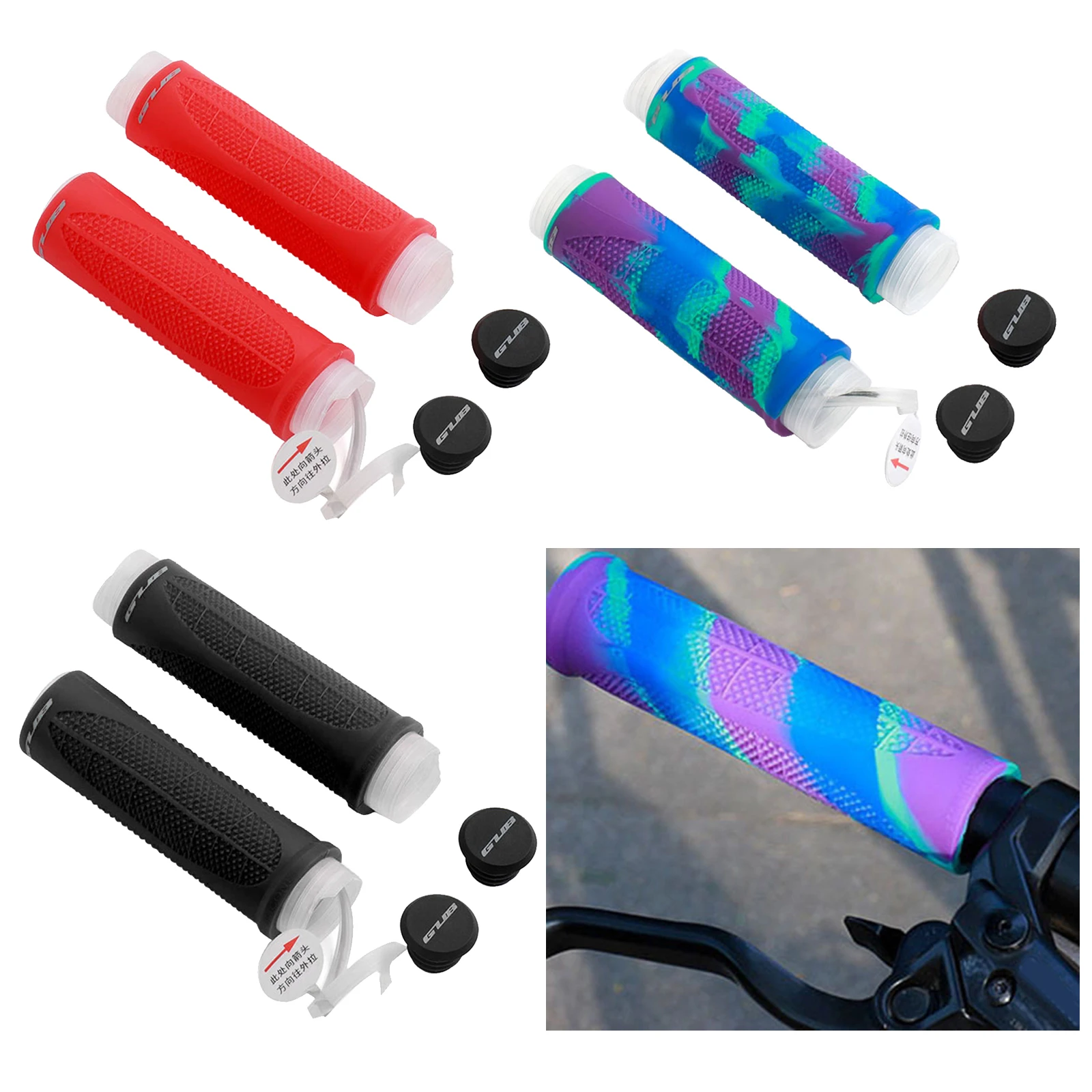 Silicone Cycling Bicycle Grips Outdoor MTB Mountain Bike Handlebar Grips Cover Anti-slip Innovative Pull-out Quick Design
Silicone Cycling Bicycle Grips Outdoor MTB Mountain Bike Handlebar Grips Cover Anti-slip Innovative Pull-out Quick Design