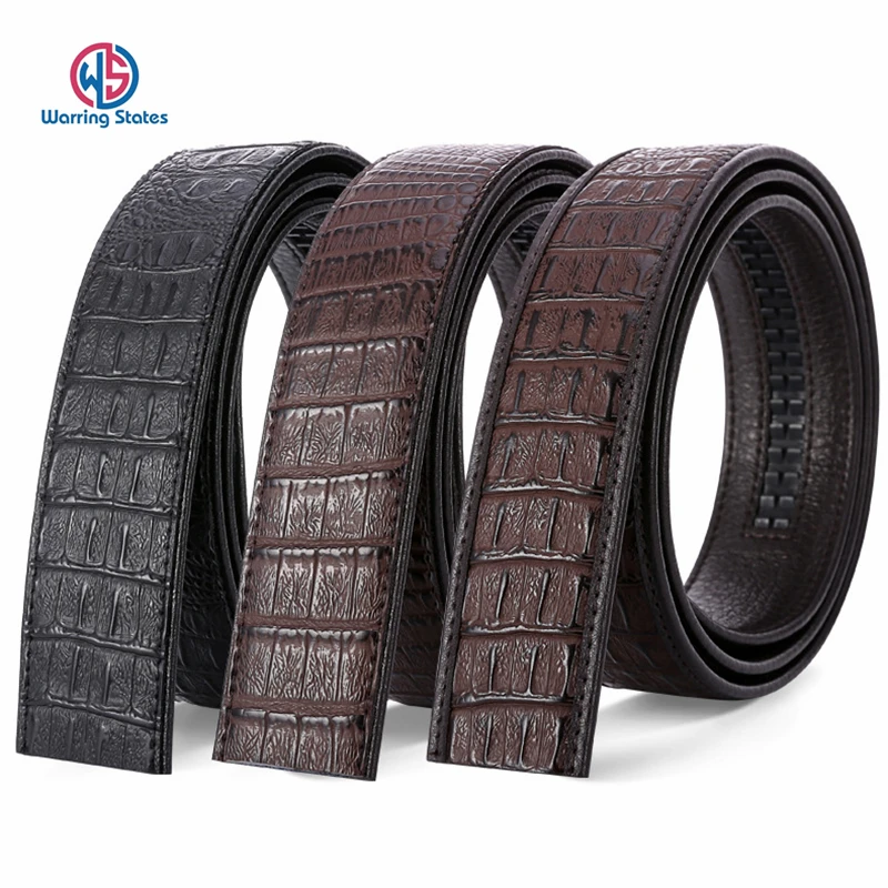Warring States Crocodile Pattern with Headless Automatic Buckle Strip Genuine Leather Belt Men's Belt Luxury 3.5 Cm Wide
Warring States Crocodile Pattern with Headless Automatic Buckle Strip Genuine Leather Belt Men's Belt Luxury 3.5 Cm Wide