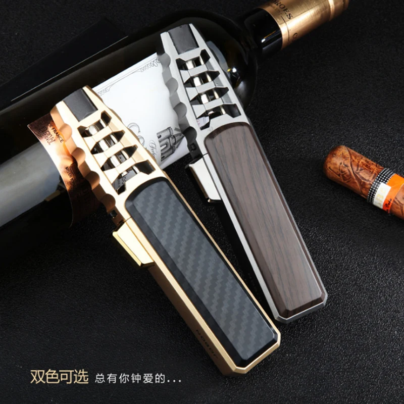 Зажигалка для сигар, многоразовая газовая ветрозащитная мощная металлическая зажигалка с большим пламенем, пистолет-распылитель для барбе...
Зажигалка для сигар, многоразовая газовая ветрозащитная мощная металлическая зажигалка с большим пламенем, пистолет-распылитель для барбе...
